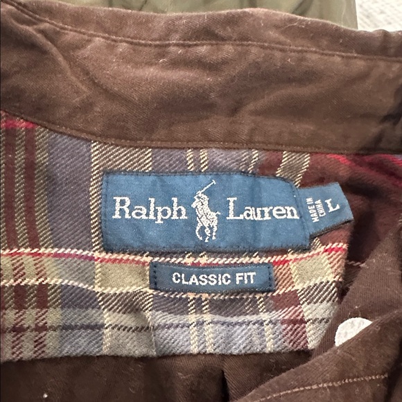 Polo by Ralph Lauren Men's Chocolate Button Down Shirt - Picture 4 of 6